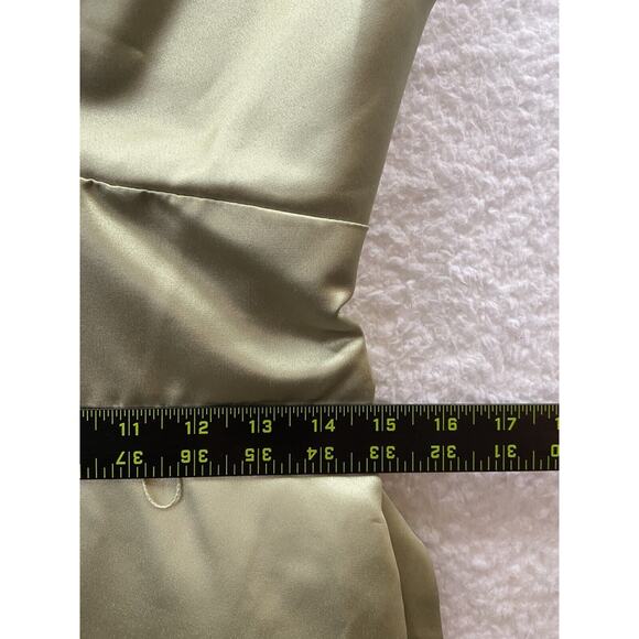 NWT Max and Cleo Green Opal Fit & Flare Dress Sz 8 Cocktail Glam Retro Elegant - Picture 6 of 9